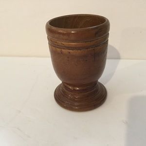 Wooden glass. 3”